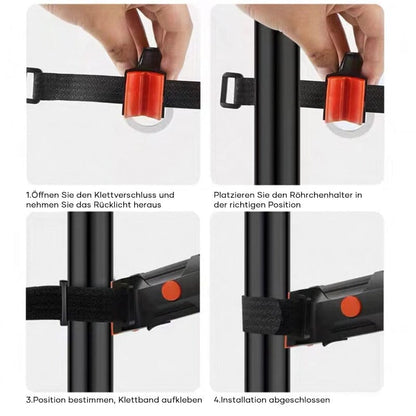 🎁🚲 Cadeau spécial ! Feu arrière LED pour vélo — Sécurité et visibilité accrues 🚴✨ Moitié prix aujourd'hui !