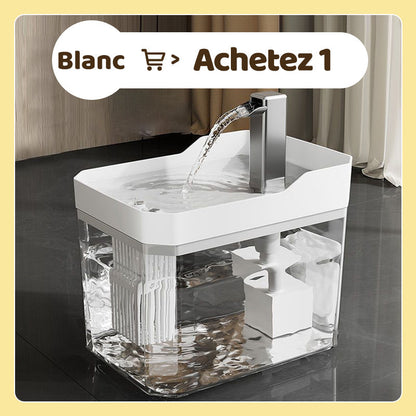 🔥 50% DE RÉDUCTION ! ✨ Fontaine à Eau Automatique pour Animaux - 1.5L Capacité, Fonctionnement Silencieux, Écoulement Continu Stimulant l'Hydratation 🐱💧
