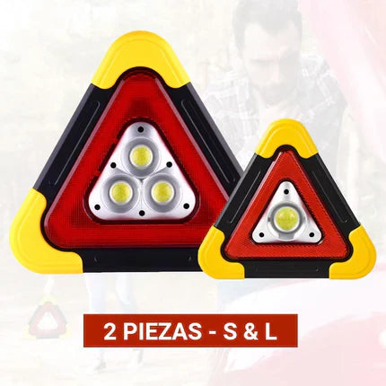 🚗Grande promotion - 49% de réduction🆘3-EN-1 Lampe de Signalisation d'Urgence Solaire Triangulaire pour le Bord de Route✨