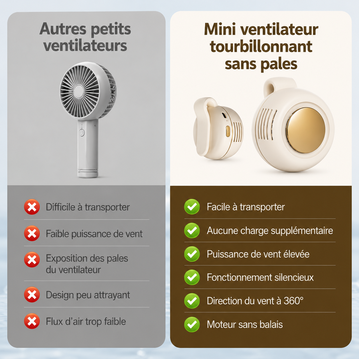 Le ventilateur clip qui vous accompagne partout pour rester au frais, même pendant les journées les plus chaudes.
