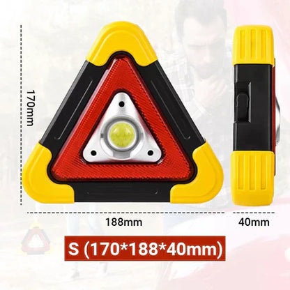 🚗Grande promotion - 49% de réduction🆘3-EN-1 Lampe de Signalisation d'Urgence Solaire Triangulaire pour le Bord de Route✨