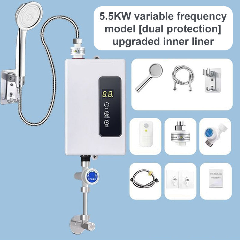 🔥50% DE RÉDUCTION ! ✨ Chauffe-eau Instantané sans Réservoir - Design Compact avec Contrôle de Température Numérique pour Économie d'Énergie ⚡🚿