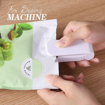 ⏳Réduction limitée de 50%💥Mini Machine de Cachetage de Sac en Plastique（2 PCS）