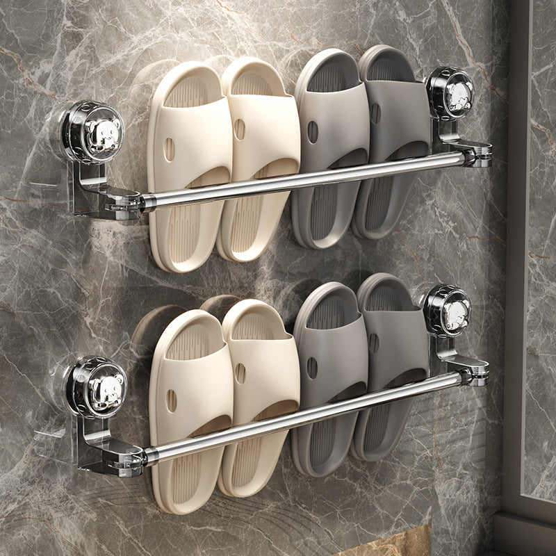 🛁✨Light Luxury No-Punch - Barre porte-serviettes rétractable à ventouse