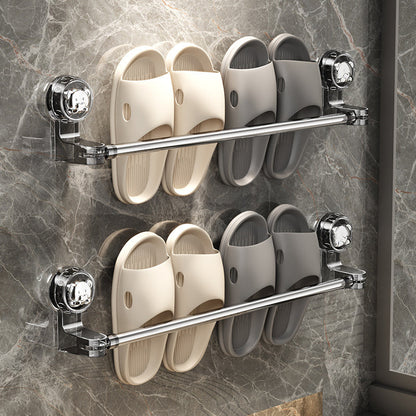 🛁✨Light Luxury No-Punch - Barre porte-serviettes rétractable à ventouse