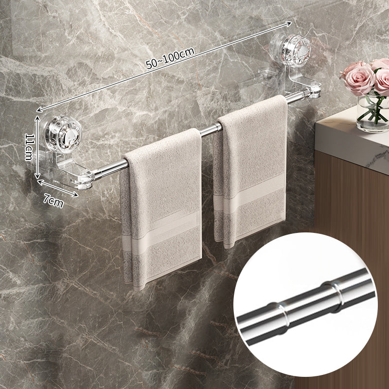 🛁✨Light Luxury No-Punch - Barre porte-serviettes rétractable à ventouse