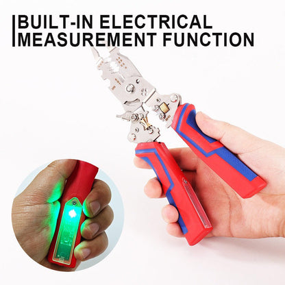 Pince pliante multifonctionnelle pour électricien avec fonction de mesure électrique