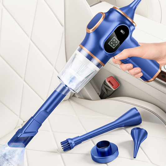 🌪️ 50% DE RÉDUCTION MAINTENANT! 🔋 Aspirateur de voiture 4 en 1 – Puissant, rechargeable & ultra-portable