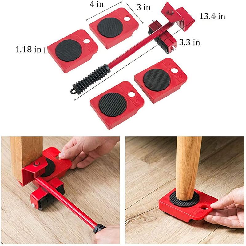 Ensemble d’Outils de Levage et de Déplacement de Meubles