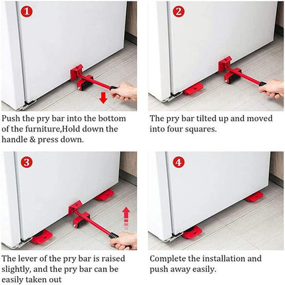 Ensemble d’Outils de Levage et de Déplacement de Meubles