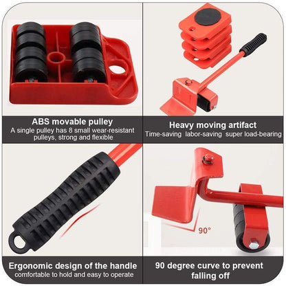 Ensemble d’Outils de Levage et de Déplacement de Meubles