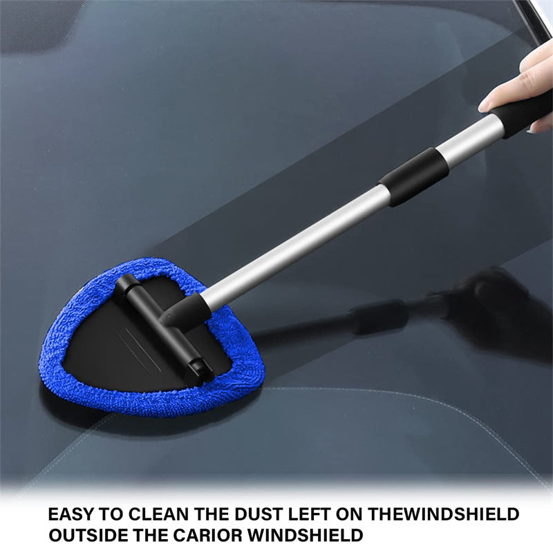 Kit d’Outil de Nettoyage pour Pare-Brise de Voiture – Extensible & Rotatif à 180°