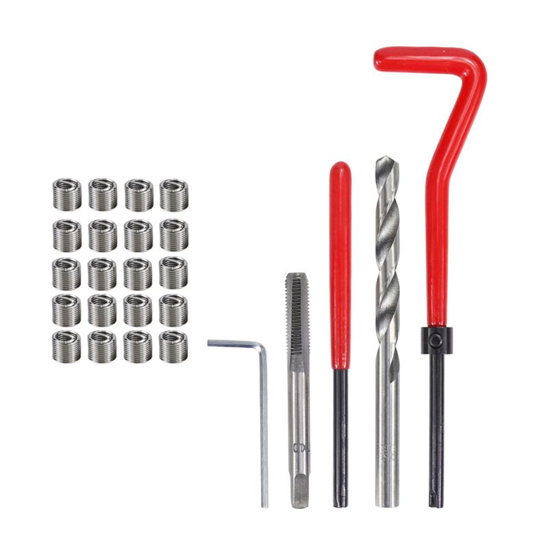 Kit de Réparation de Filets avec Forets en Acier Rapide (HSS)