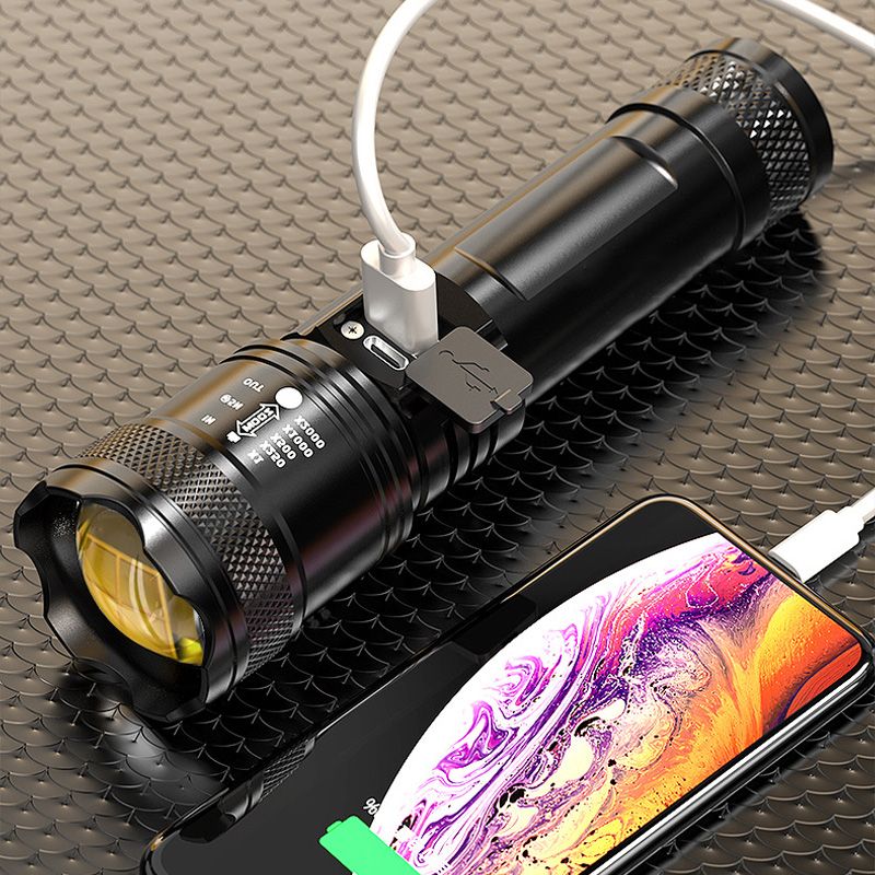 📢📢Achetez-en 2 obtenez-en 1 gratuit⏰Lampe de poche zoomable à lumière super forte