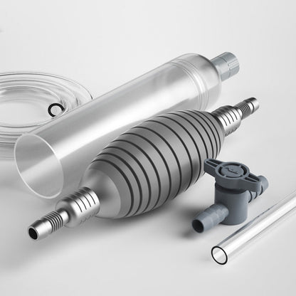 💦Siphon pour Aquarium - Nettoyage Gravier avec Régulation Débit, 2 Têtes Incluses - Sécurisé pour Poissons, Facile à Utiliser🐠