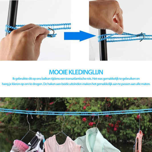✨ Corde à linge coupe-vent et antidérapante