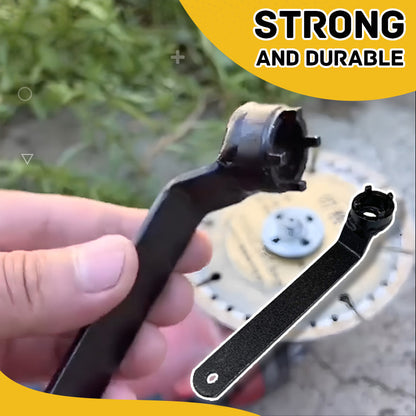 🔥 1 Acheté, 1 Offert ! ✨ Clé Réglage 4 Griffes pour Meuleuse d'Angle - Acier Outil Antidérapant, Changement de Lame Rapide 🔧⚙️
