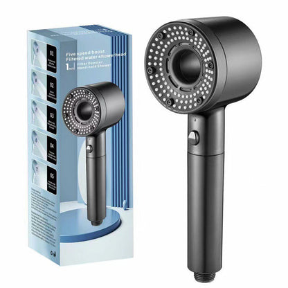 🚿 60 % DE RÉDUCTION ! 💦 POMME DE DOUCHE HAUTE PRESSION - 5 modes de jet et installation immédiate, conception économe en eau avec technologie anti-calcaire, expérience spa à domicile 🌟🛁